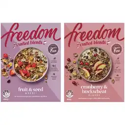 Woolworths Freedom Foods Crafted Blends – From the Health Food Aisle offer