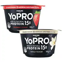 Woolworths YoPRO High Protein Yoghurt Pots – From the Fridge offer