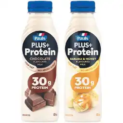 Woolworths Pauls Plus+ Protein Low Fat Milk β From the Fridge offer