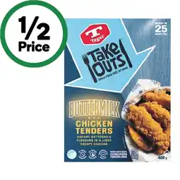 Woolworths Tegel Take Outs Karaage, Korean Style or Buttermilk Chicken Tenders 350-400g offer