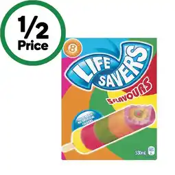 Woolworths Peters Lifesavers Icy Poles offer