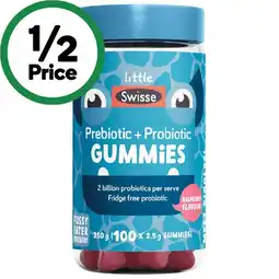 Woolworths Little Swisse Pre + Probiotic Gummies offer