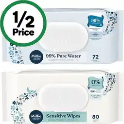 Woolworths Millie Moon Baby Wipes-80 offer