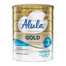 Woolworths Alula Gold Toddler Milk Drink Stage 3 or 4 900g offer