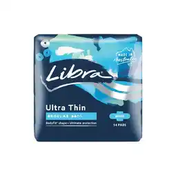 Woolworths Libra Extra or Ultra Thin Pads Pk 6-16 offer