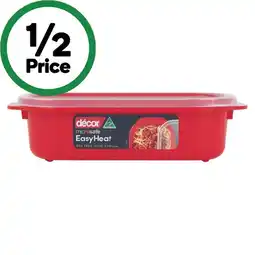 Woolworths Décor Microsafe Oblong Container offer