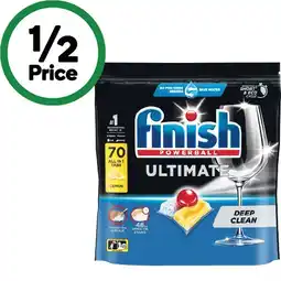 Woolworths Finish Ultimate Dishwasher Tablets offer