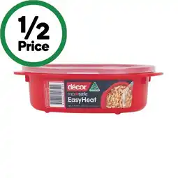 Woolworths Décor Microsafe Round Container offer