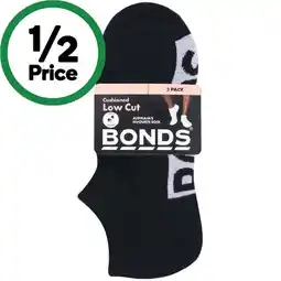 Woolworths Bonds Ladies’ Cushioned Low Cut Socks Assorted offer
