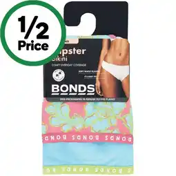 Woolworths Bonds Ladies’ Hipster Bikini Assorted offer