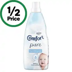 Woolworths Comfort Ultra Care or Pure Fabric Conditioner 900ml offer