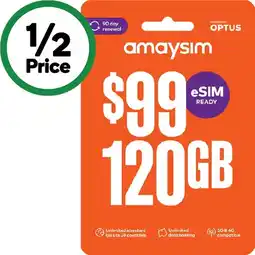 Woolworths amaysim $99 Starter Pack offer