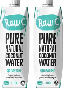 Coles Raw C Coconut Water offer