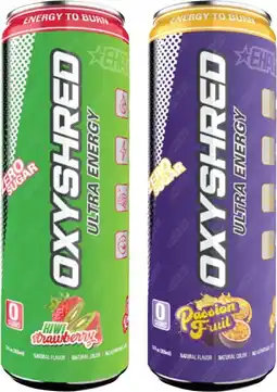 Coles Oxyshred Energy Drink offer