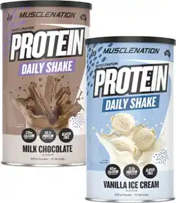 Coles Muscle Nation Daily Shake Protein Powder offer