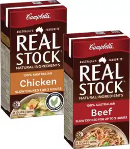 Coles Campbell's Real Stock offer