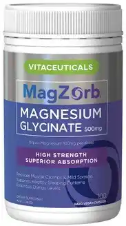 Coles Vitaceuticals MagZorb Magnesium Glycinate Capsules offer