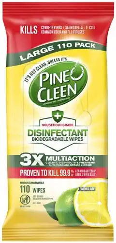 Coles Pine O Cleen Disinfectant Wipes offer