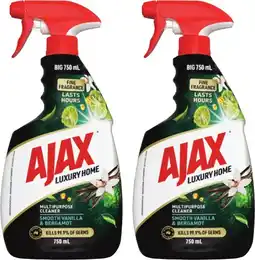 Coles NEW Ajax Luxury Home Multipurpose Cleaner Smooth Vanilla & Bergamot offer