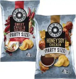 Coles Red Rock Deli Potato Chips offer