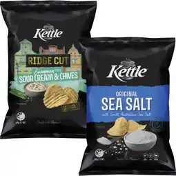 Coles Kettle Potato Chips-165g offer