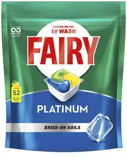 Coles Fairy Platinum Dishwashing Tablets offer