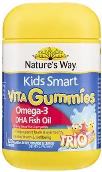 Coles Nature's Way Kids Smart Vita Gummies Omega-3 offer