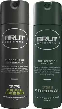 Coles Brut 72hr Antiperspirant Aerosol Deodorant offer