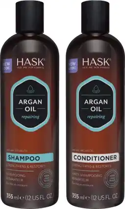 Coles Hask Shampoo or Conditioner 355mL offer