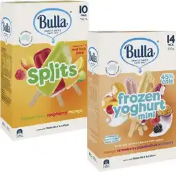 Coles Bulla Frozen Dessert Sticks-14 Pack 472mL-750mL offer