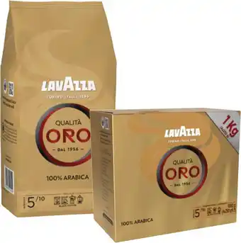 Coles Lavazza Qualita Oro Coffee Beans or Ground 1kg offer