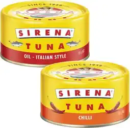 Coles Sirena Tuna offer