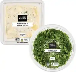 Coles Coles Kitchen Potato, Egg & Bacon Salad 350g or Tabbouleh Salad 250g offer