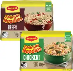 Coles Maggi Instant Noodles 345g-395g offer