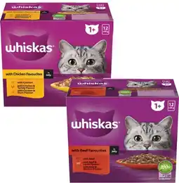 Coles Whiskas Favourites Cat Food offer