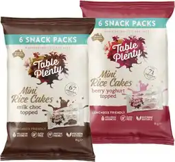 Coles Table of Plenty Mini Rice Cakes offer