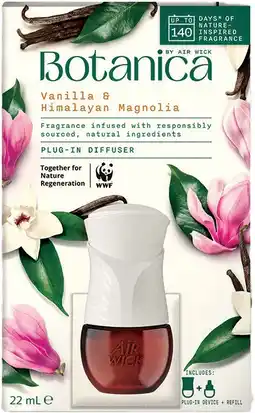 Coles Botanica by Air Wick Plug-In Diffuser offer