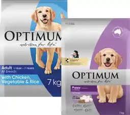 Coles Optimum Dry Dog Food-7kg offer