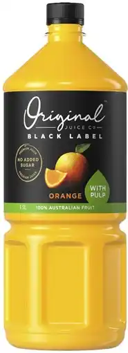Coles Original Black Label Juice offer