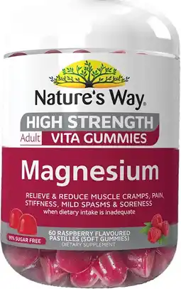 Coles Nature's Way Adult Vita Gummies High Strength Magnesium offer