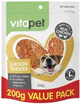 Coles Vitapet Dog Treats Chicken Tenders offer