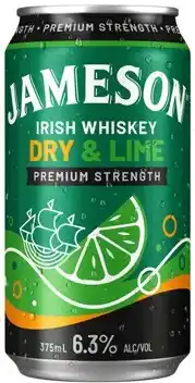 Coles Jameson Smooth Dry & Lime Cans offer