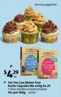 ALDI Yes You Can Gluten Free Easter Cupcake Mix offer