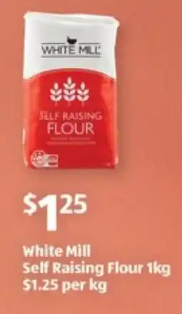 ALDI White Mill Self Raising Flour offer
