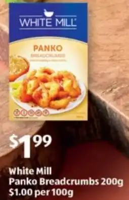ALDI White Mill Panko Breadcrumbs offer