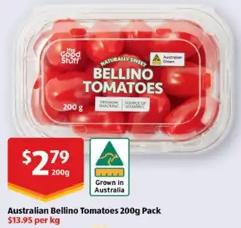 ALDI Australian Bellino Tomatoes offer