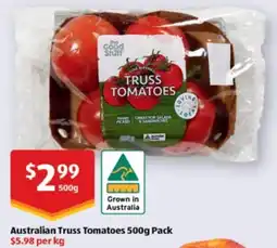 ALDI Australian Truss Tomatoes offer