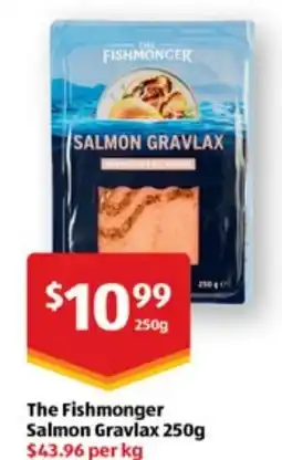 ALDI The Fishmonger Salmon Gravlax offer