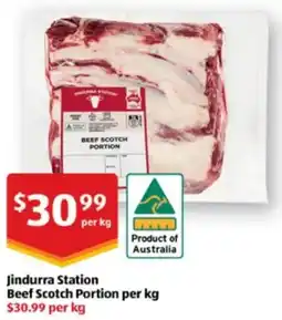 ALDI Jindurra Station Beef Scotch Portion offer