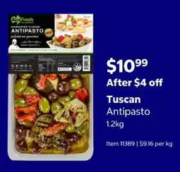 Costco Tuscan Antipasto offer